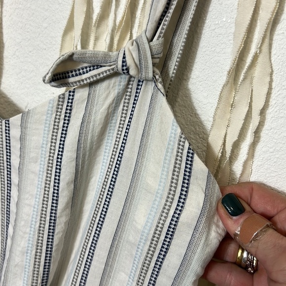 LemLem NWOT Cotton Stripe Overalls Jumpsuit Size Small - Picture 5 of 9